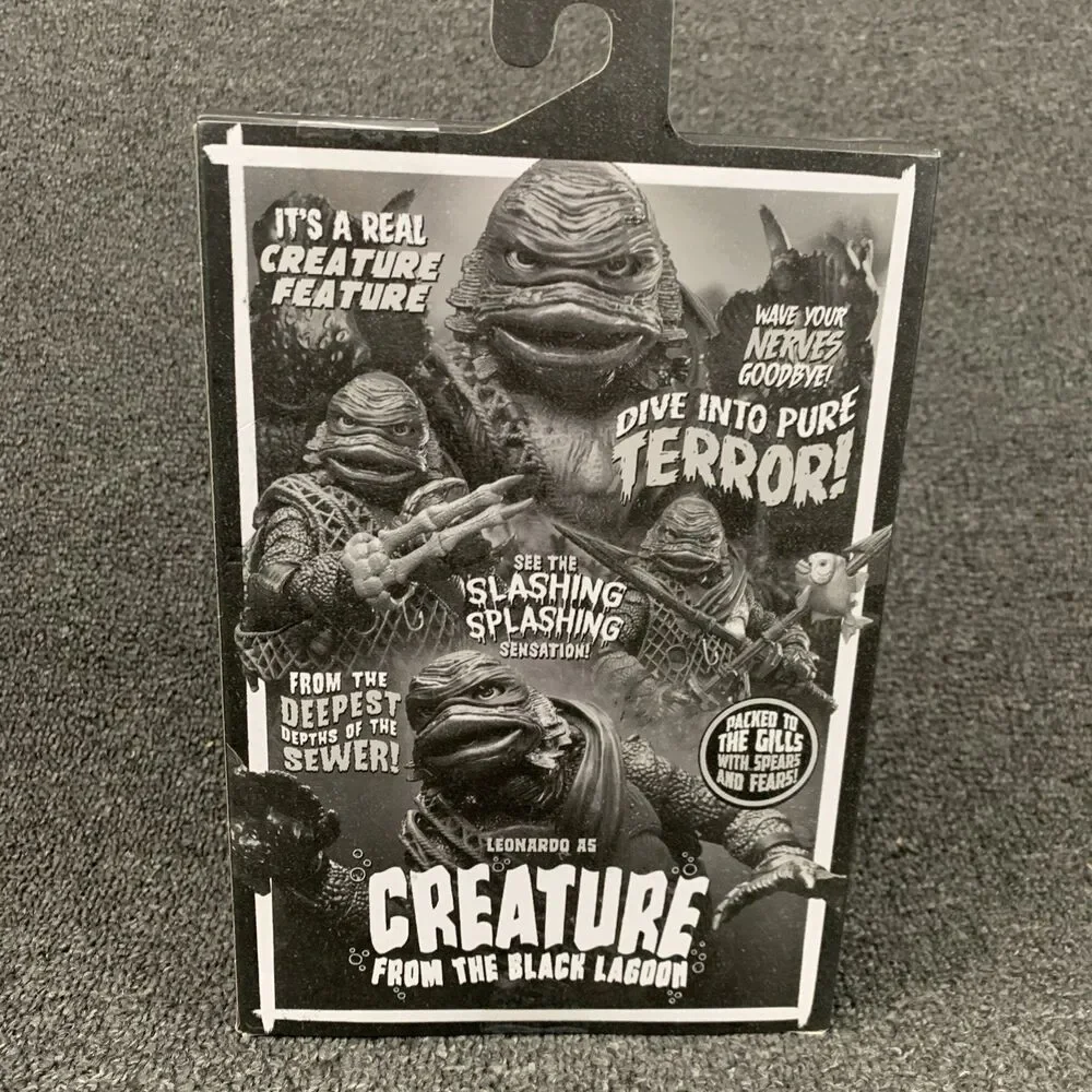 NECA Teenage Mutant Ninja Turtles Leonardo Creature From The Black Lagoon NEW